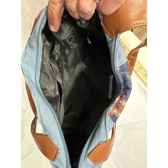 Canyon Sky Southwestern Design & Denim Hobo Style Handbag - Picture 8 of 11